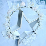 Load image into Gallery viewer, Cloud Blush – Preserved Floral Bridal Flower Crown