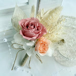 Load image into Gallery viewer, Sunset Garden – Preserved Flower Boutonniere for Groom & Groomsmen