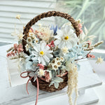 Load image into Gallery viewer, Meadow Basket Mini Arrangement – Preserved Flower Gift