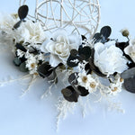 Load image into Gallery viewer, Ethereal Ivory – Preserved Floral Bridal Hairpiece Set (5-Piece)