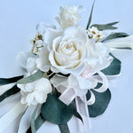Load image into Gallery viewer, Ethereal Ivory - Preserved Flower Wrist Corsage