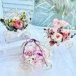 Load image into Gallery viewer, Fairytale Bloom Carriage Collection – Preserved Flower Gift – Wedding Keepsake