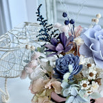 Load image into Gallery viewer, Heart & Bloom Preserved Flower Vase – Pastel Color Series