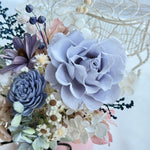 Load image into Gallery viewer, Heart & Bloom Preserved Flower Vase – Pastel Color Series