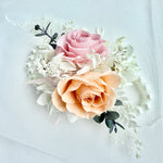 Load image into Gallery viewer, Coral Blush - Preserved Flower Wrist Corsage
