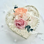 Load image into Gallery viewer, Coral Blush - Preserved Flower Wrist Corsage