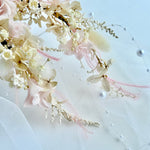 Load image into Gallery viewer, Rose Dust - Preserved Floral Bridal Hairpiece Set (2-Piece)