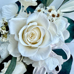 Load image into Gallery viewer, Ethereal Ivory - Preserved Flower Wrist Corsage
