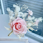 Load image into Gallery viewer, Cloud Blush - Preserved Flower Boutonniere
