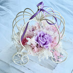 Load image into Gallery viewer, Fairytale Bloom Carriage Collection – Preserved Flower Gift – Wedding Keepsake