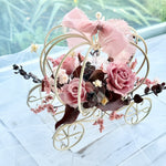Load image into Gallery viewer, Fairytale Bloom Carriage Collection – Preserved Flower Gift – Wedding Keepsake