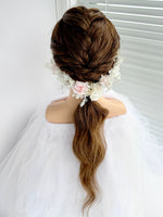Load image into Gallery viewer, Cloud Blush – Preserved Floral Bridal Hairpiece Set (2-Piece)