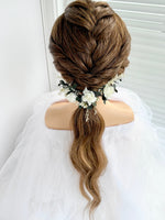 Load image into Gallery viewer, Ethereal Ivory – Preserved Floral Bridal Hairpiece Set (5-Piece)
