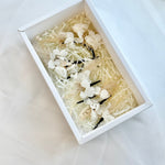 Load image into Gallery viewer, Boho Ivory – Whisper Preserved Floral Bridal Hairpiece Set (7-Piece)