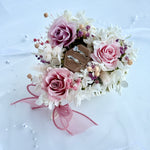 Load image into Gallery viewer, Blush Vows – Preserved Flower Ring Holder