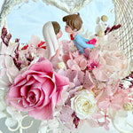 Load image into Gallery viewer, Kissing Carriage – Preserved Flower Wedding Keepsake