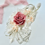 Load image into Gallery viewer, Eternal Blush Elegance – Preserved Flower Wrist Corsage