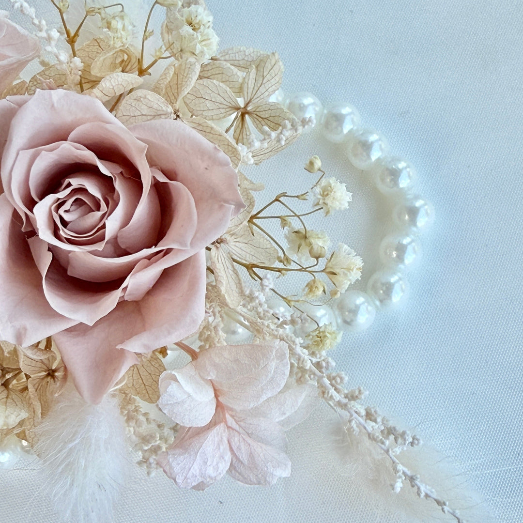Rose Dust - Preserved Flower Wrist Corsage
