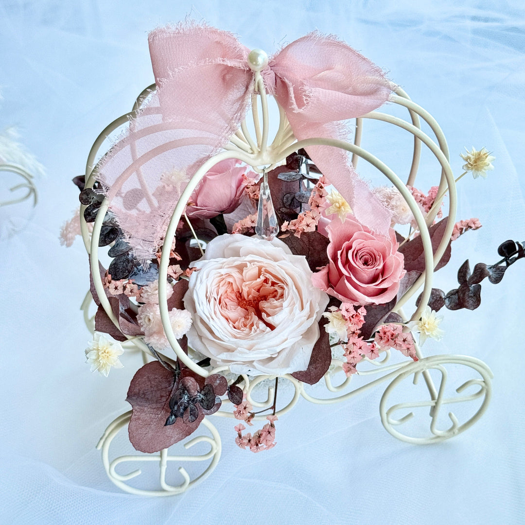 Fairytale Bloom Carriage Collection – Preserved Flower Gift – Wedding Keepsake