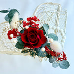 Load image into Gallery viewer, Velvet Flame - Preserved Flower Wrist Corsage