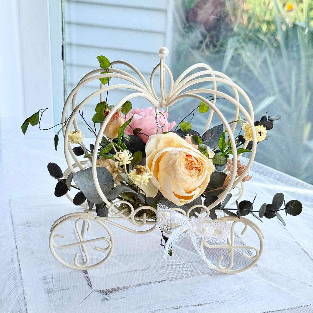 Fairytale Bloom Carriage Collection – Preserved Flower Gift – Wedding Keepsake