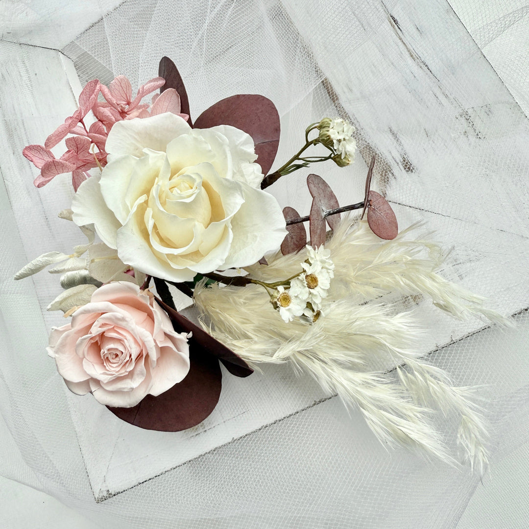 Blush Eternal Rose - Preserved Flower Boutonniere
