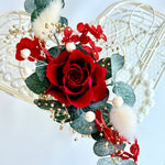 Load image into Gallery viewer, Velvet Flame - Preserved Flower Wrist Corsage