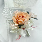 Load image into Gallery viewer, Coral Blush - Preserved Flower Boutonniere