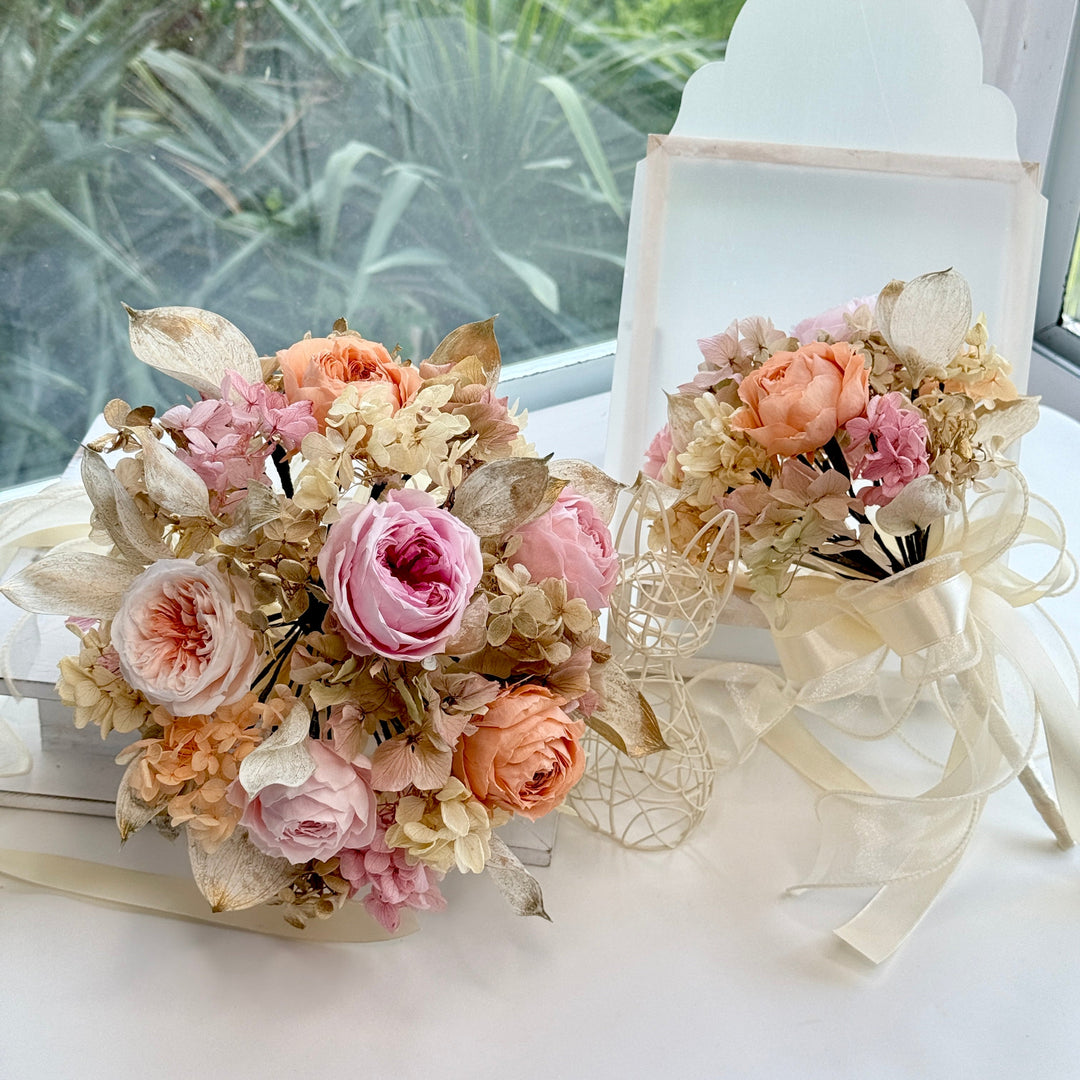 Romantic Garden Blush - Luxury Preserved Bridal Bouquet