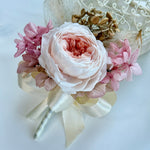 Load image into Gallery viewer, Romantic Garden Blush - Preserved Flower Boutonniere