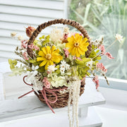 Meadow Basket Mini Arrangement – Preserved Flower Gift