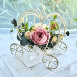 Load image into Gallery viewer, Fairytale Bloom Carriage Collection – Preserved Flower Gift – Wedding Keepsake