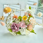Load image into Gallery viewer, Whimsy Pastel Basket – Preserved Flower Gift