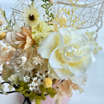 Load image into Gallery viewer, Heart &amp; Bloom Preserved Flower Vase – Pastel Color Series