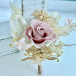 Load image into Gallery viewer, Rose Dust - Preserved Flower Boutonniere
