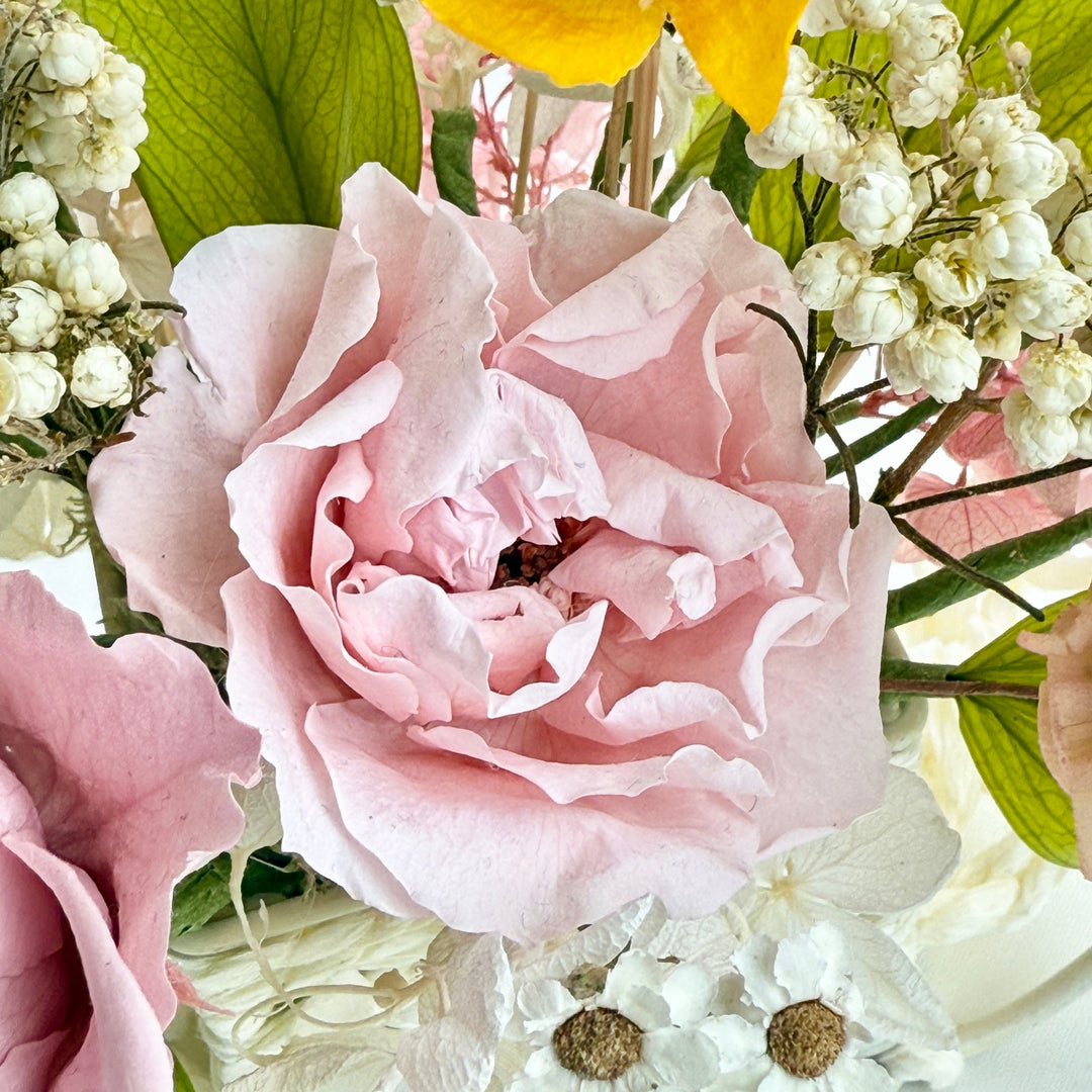 Whimsy Pastel Basket – Preserved Flower Gift