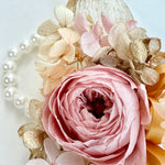 Load image into Gallery viewer, Romantic Garden Blush - Preserved Flower Wrist Corsage