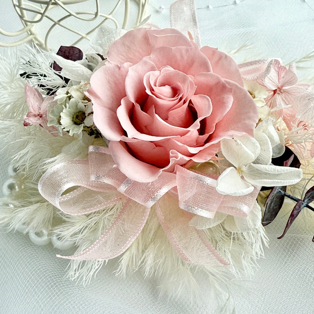 Blush Eternal Rose - Preserved Flower Wrist Corsage
