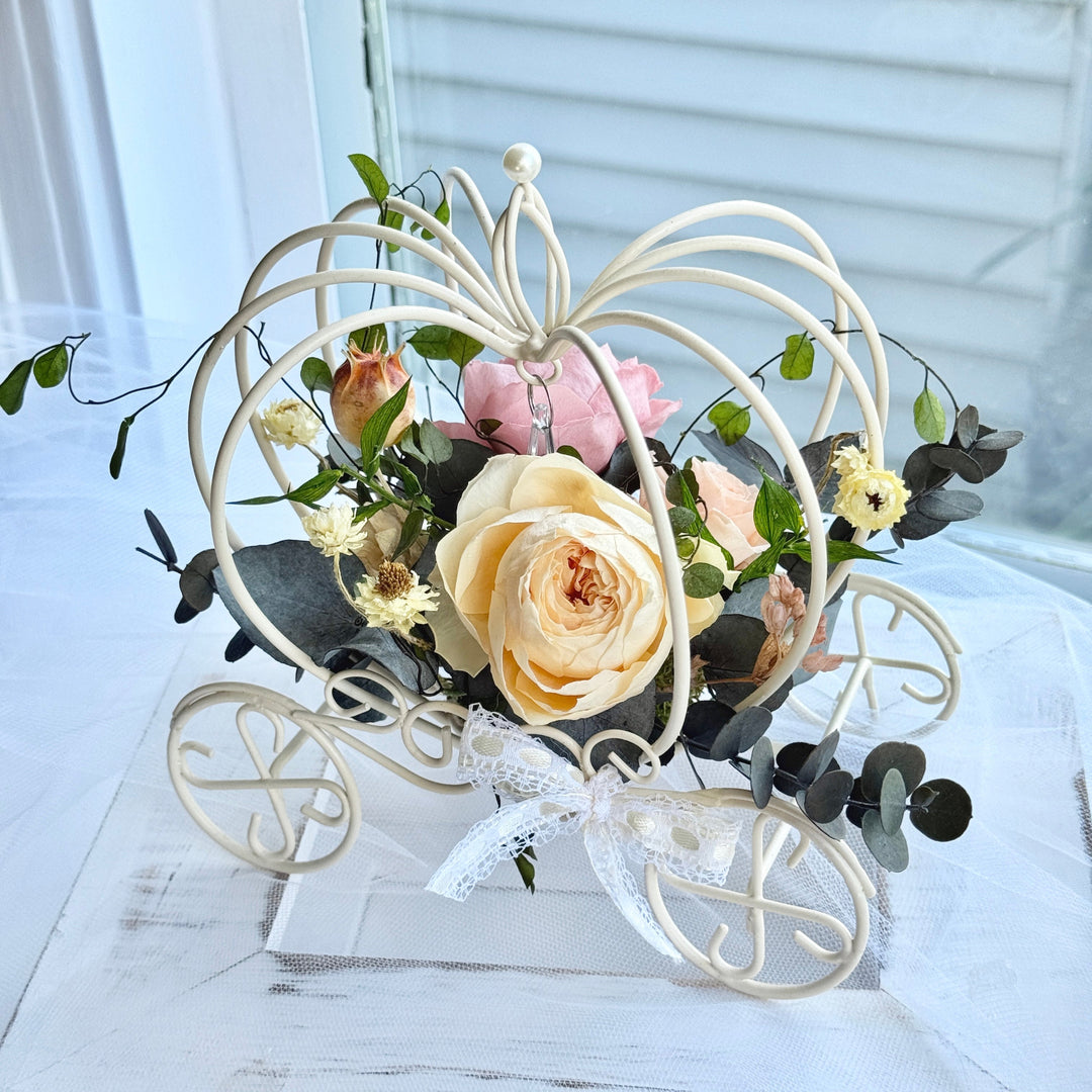 Fairytale Bloom Carriage Collection – Preserved Flower Gift – Wedding Keepsake