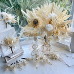 Load image into Gallery viewer, Boho Ivory - Preserved Flower Boutonniere