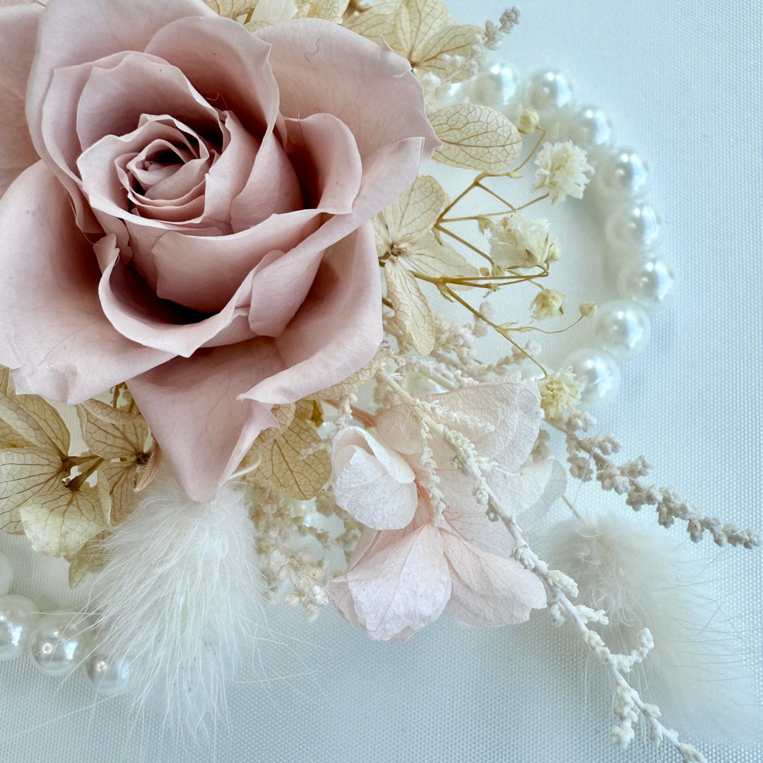 Rose Dust - Preserved Flower Wrist Corsage