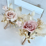 Load image into Gallery viewer, Rose Dust - Preserved Flower Boutonniere