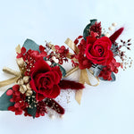 Load image into Gallery viewer, Velvet Flame - Preserved Flower Boutonnière