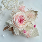 Load image into Gallery viewer, Blushing Garden Rose - Preserved Flower Boutonniere