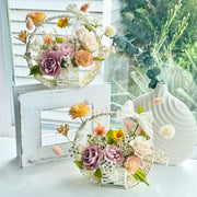 Whimsy Pastel Basket – Preserved Flower Gift