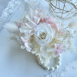 Load image into Gallery viewer, Cloud Blush - Preserved Flower Wrist Corsage