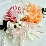 Load image into Gallery viewer, Coral Blush - Preserved Flower Wrist Corsage