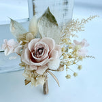 Load image into Gallery viewer, Rose Dust - Preserved Flower Boutonniere
