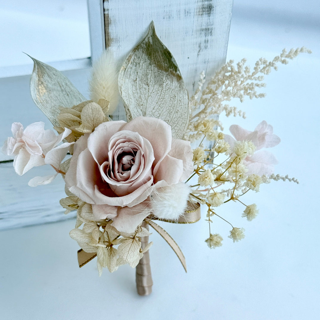 Rose Dust - Preserved Flower Boutonniere