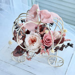 Load image into Gallery viewer, Fairytale Bloom Carriage Collection – Preserved Flower Gift – Wedding Keepsake